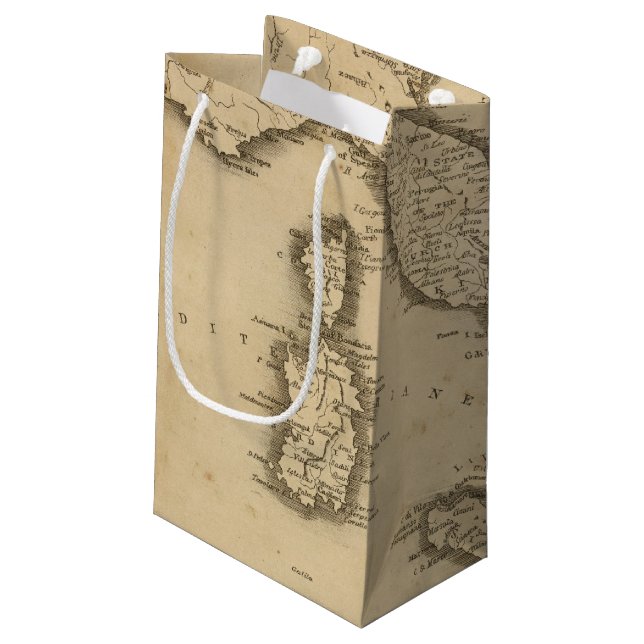 Italy 18 small gift bag (Back Angled)