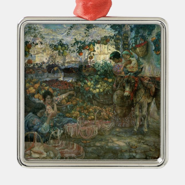 Italy, 1911 metal ornament (Front)