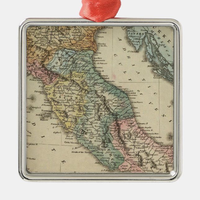 Italy 19 metal ornament (Front)