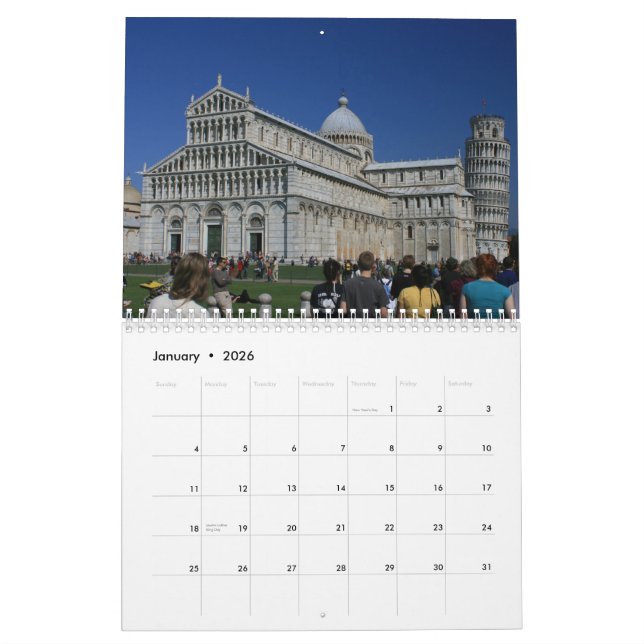 Italy  2013 calendar (Jan 2026)