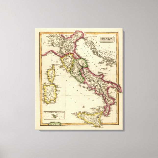 Italy 20 canvas print (Front)