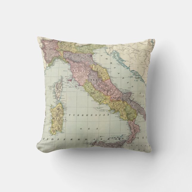 Italy 26 throw pillow (Front)
