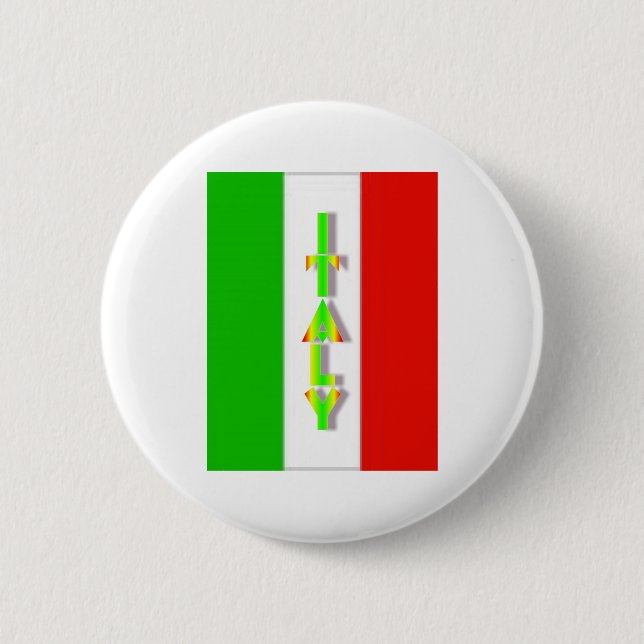 Italy 2 Inch Round Button (Front)