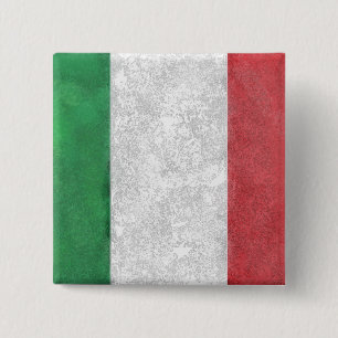 Italy 2 Inch Square Button