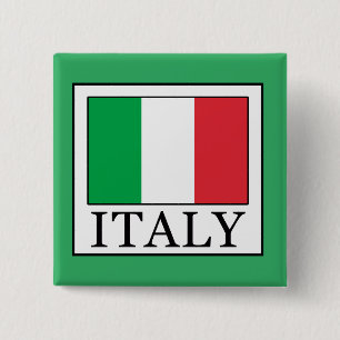Italy 2 Inch Square Button