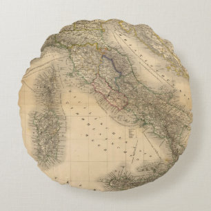 Italy 2 round pillow