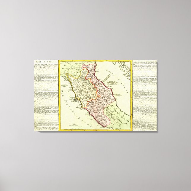 Italy 5 canvas print (Front)