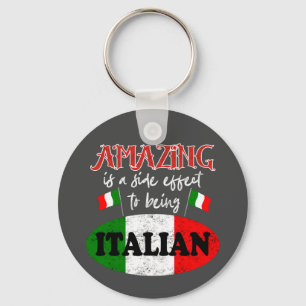 Italy Amazing Italian Proud Funny Sarcastic Humour Keychain