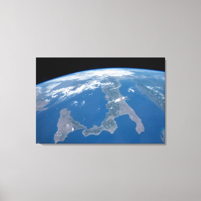 Italy And Its Island Sicily. Canvas Print (Front)