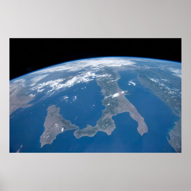 Italy And Its Island Sicily. Poster (Front)