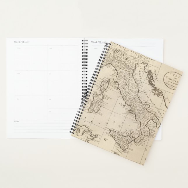 Italy, and Sardinia 2 Planner (Display)