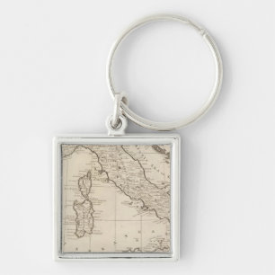Italy, and Sardinia Keychain