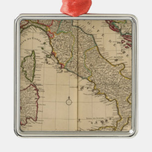 Italy and Slovenia Metal Ornament