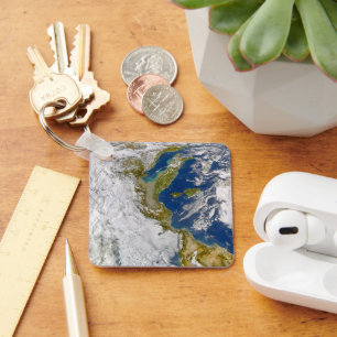 Italy And The Adriatic Sea. Keychain