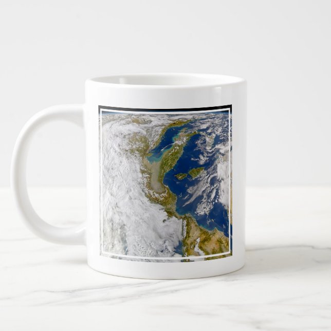 Italy And The Adriatic Sea. Large Coffee Mug (Left)