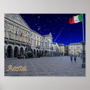Italy - Aosta Valley - Aosta - Chanoux - Poster