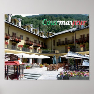 Italy - Aosta Valley - Courmayeur - Poster