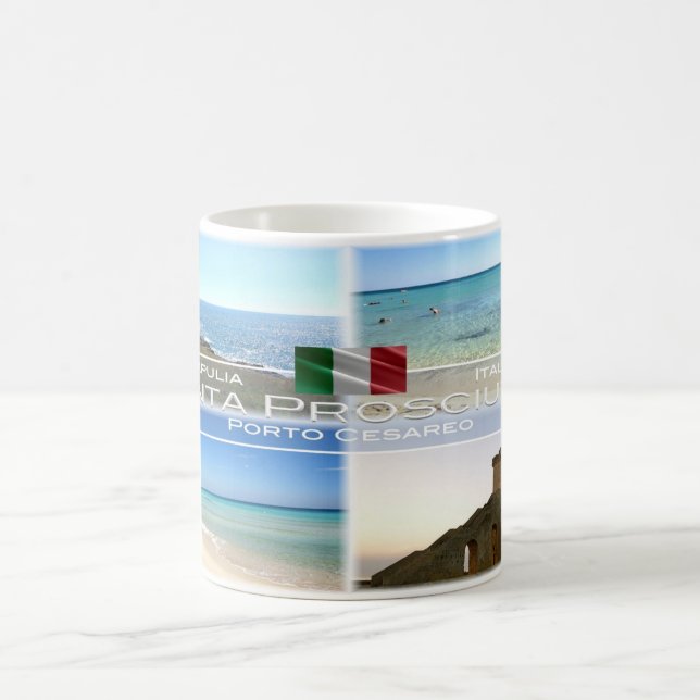 Italy - Apulia - Punta Prosciutto - Porto Cesareo Coffee Mug (Center)