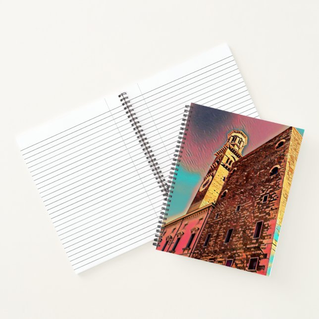 Italy architecture painting notebook (Inside)