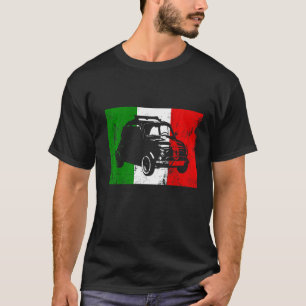 Italy Auto 500 Small Car Kult Italia Car Manufactu T-Shirt