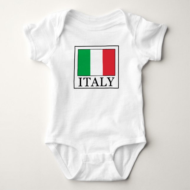 Italy Baby Bodysuit (Front)