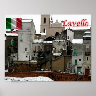 Italy - Basilicata - Lavello - Historic Center - Poster