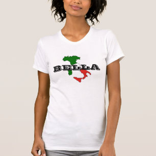 Italy Bella Women's T-Shirt, White T-Shirt