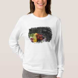 Italy, Brescia Province, Gargnano. Table with 2 T-Shirt