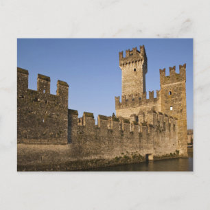 Italy, Brescia Province, Sirmione. Castello Postcard