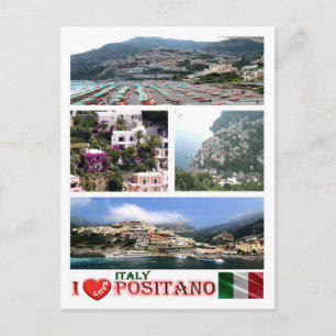Italy - Campania - Amalfi Coast - Positano - Postcard