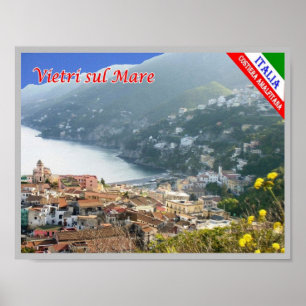 Italy - Campania - Amalfi Coast - Vietri - Poster