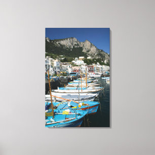 ITALY, Campania, (Bay of Naples), CAPRI: Marina Canvas Print