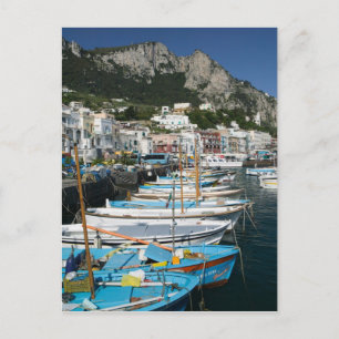 ITALY, Campania, (Bay of Naples), CAPRI: Marina Postcard