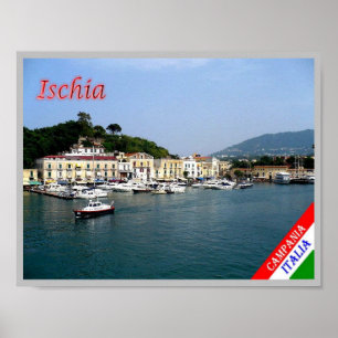Italy - Campania - Ischia Island - Harbour - Poster