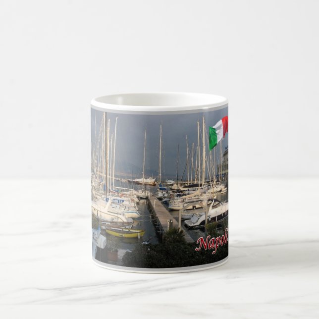Italy - Campania - Naples - Harbour - Coffee Mug (Center)