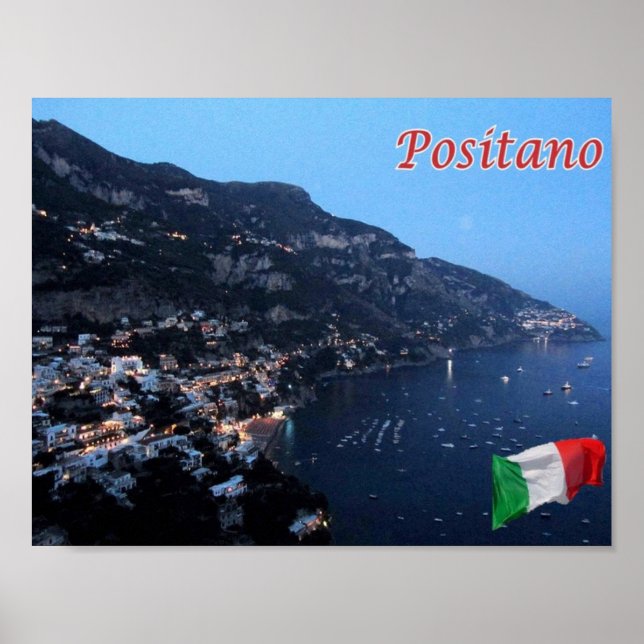 Italy - Campania - Positano - Poster (Front)