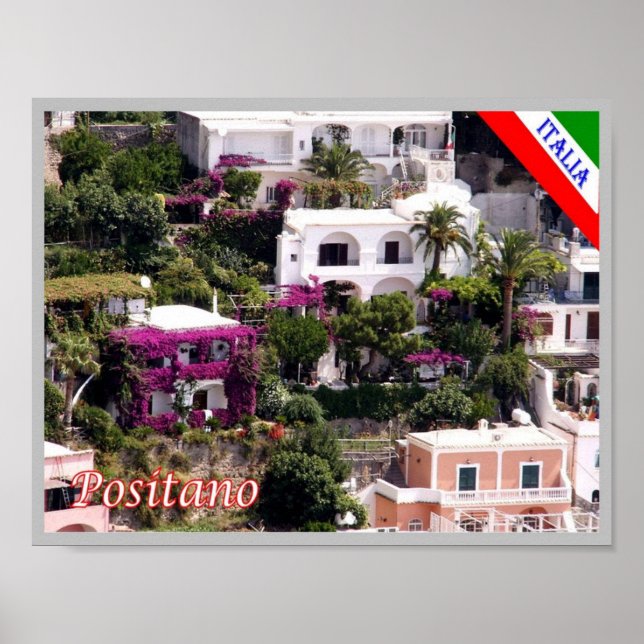 Italy - Campania - Positano - Poster (Front)