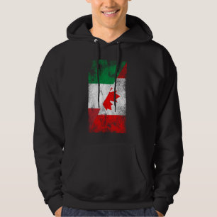 Italy Canada Flags - Italian Canadian Hoodie