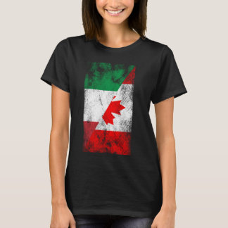 Italy Canada Flags - Italian Canadian T-Shirt