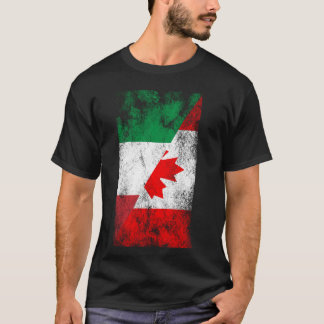 Italy Canada Flags - Italian Canadian T-Shirt