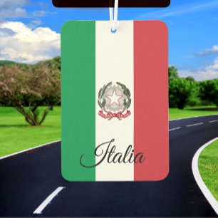 Italy Car Air Freshener, Italian Flag Freshener