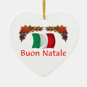 Italy Christmas Ceramic Ornament