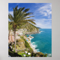 Italy, Cinque Terre, Vernazza, Hillside Town of