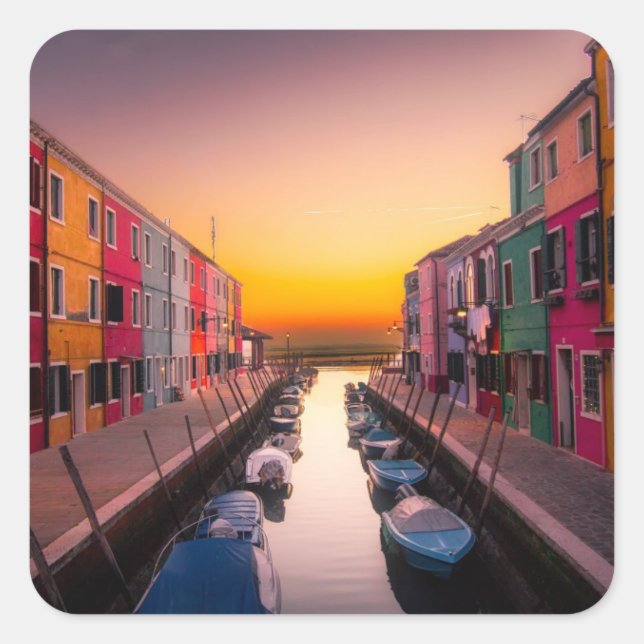 Italy Cityscape      Square Sticker (Front)