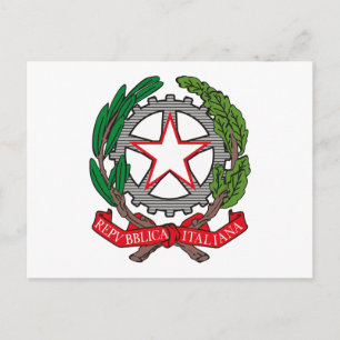 Italy Coat of Arms Postcard