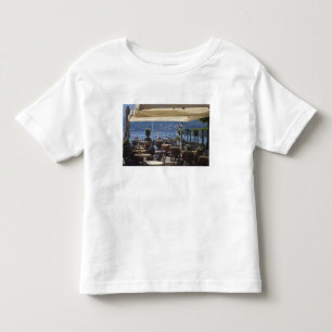 Italy, Como Province, Bellagio. Lakeside cafe. Toddler T-shirt