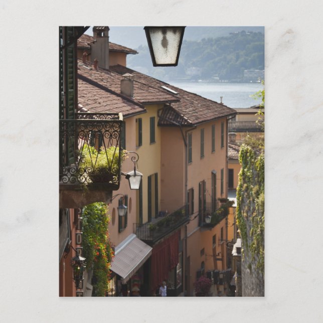 Italy, Como Province, Bellagio. Salita Postcard (Front)