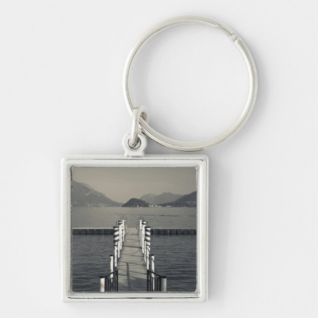 Italy, Como Province, Tremezzo. Lake pier. Keychain (Front)