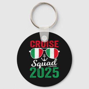 Italy Cruise Squad 2025 Summer Vacation Matching F Keychain