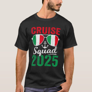 Italy Cruise Squad 2025 Summer Vacation Matching F T-Shirt